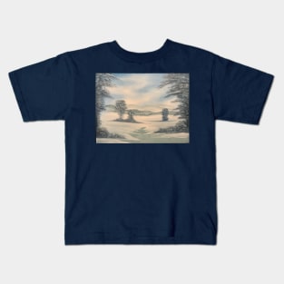 Snowy Solitude Kids T-Shirt